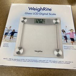 Weighrite Glass LCD Digital Scale