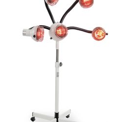 5 Head Near Infrared (NIR) Lamp With Flexible Arms