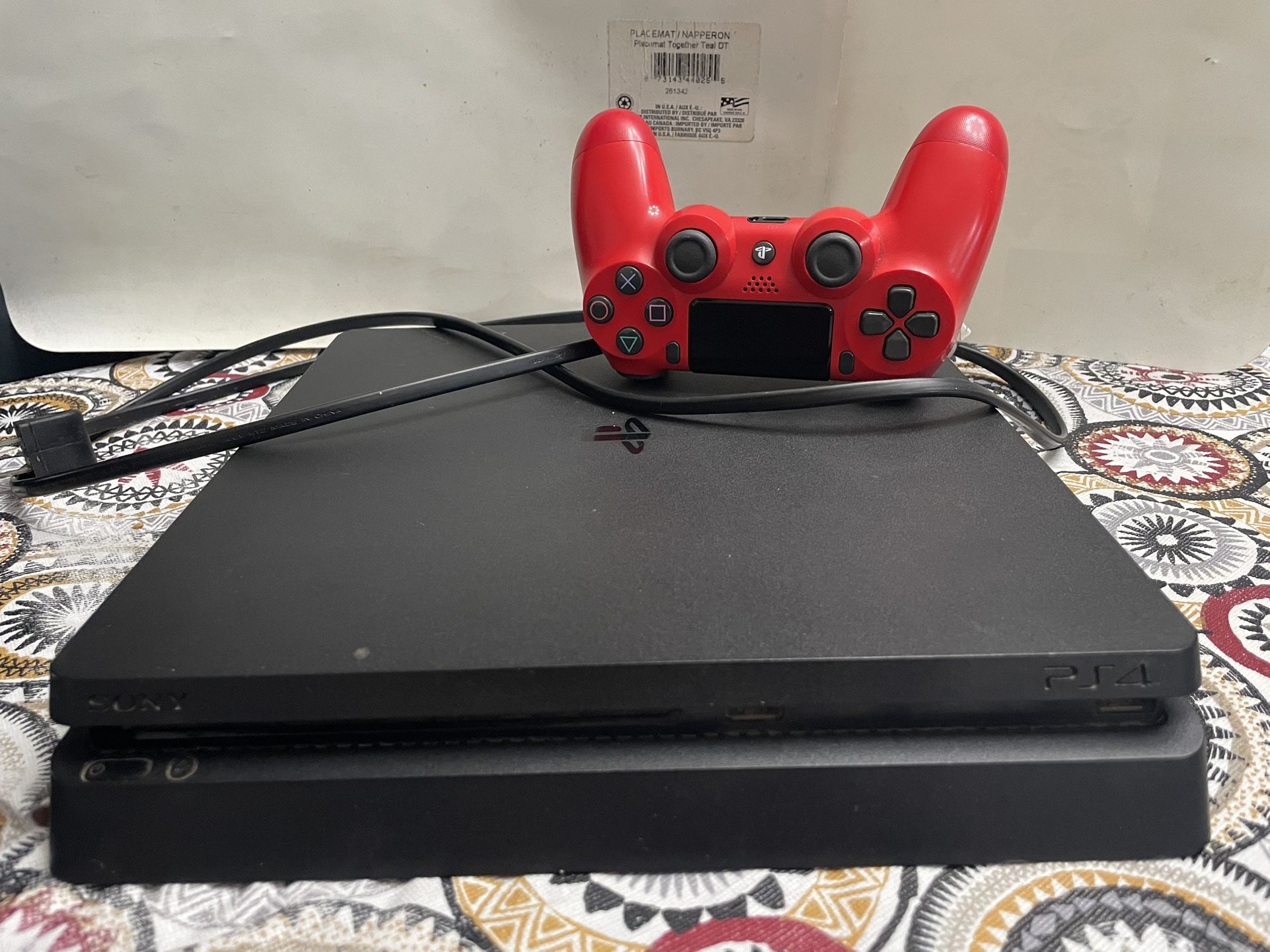 PS4 with control