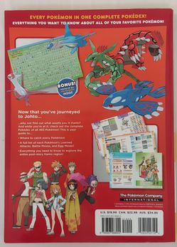 The Official POKEMON Johto Guide & Pokedex HeartGold & SoulSilver. Poster