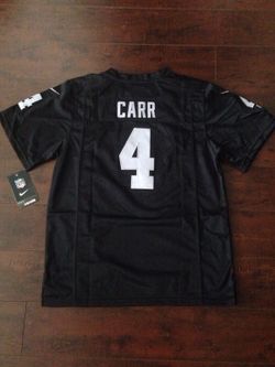 Raiders Carr stitched jersey M-4x