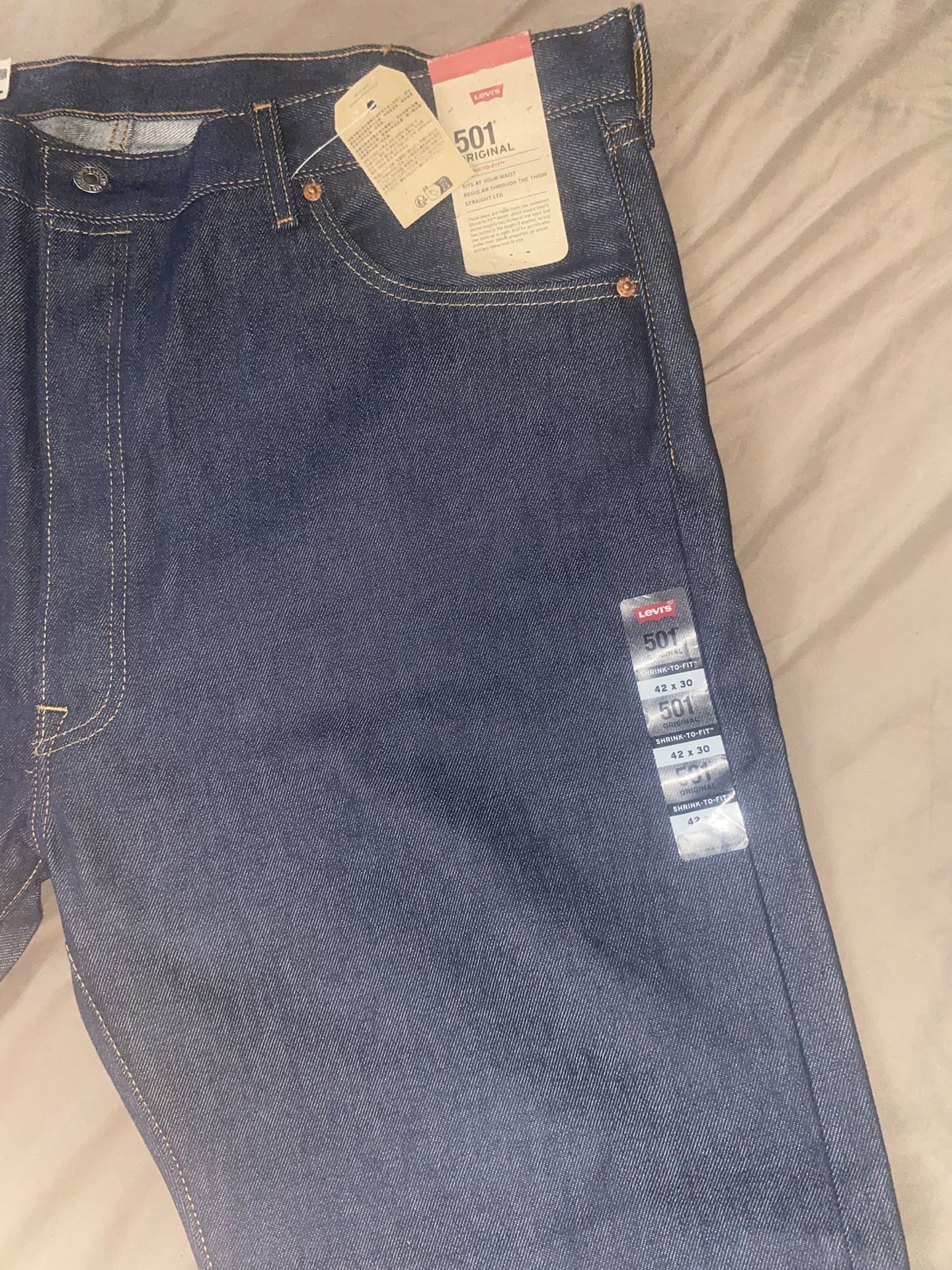 Original Blue 501 Levis