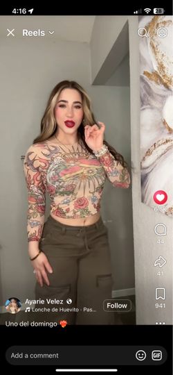 Long sleeve top L