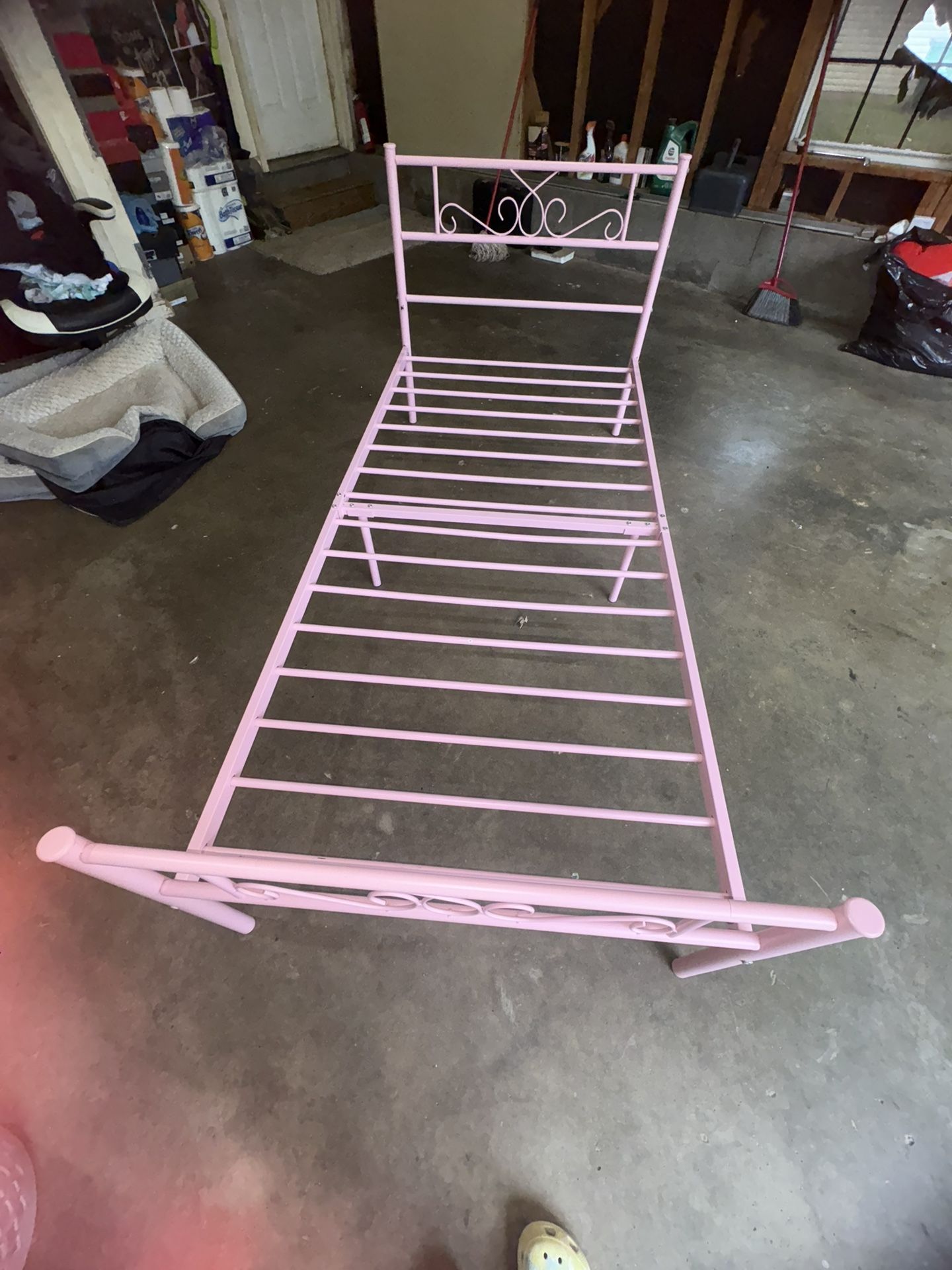 Pink twin size Bed Frame