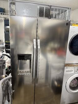 42" W LG Studio Built In Side By Side Stainless Steel 