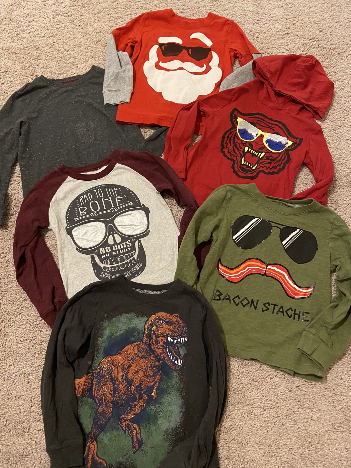 Bundle long sleeve shirts boy size 4