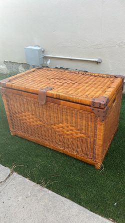 Wicker Storage Chest