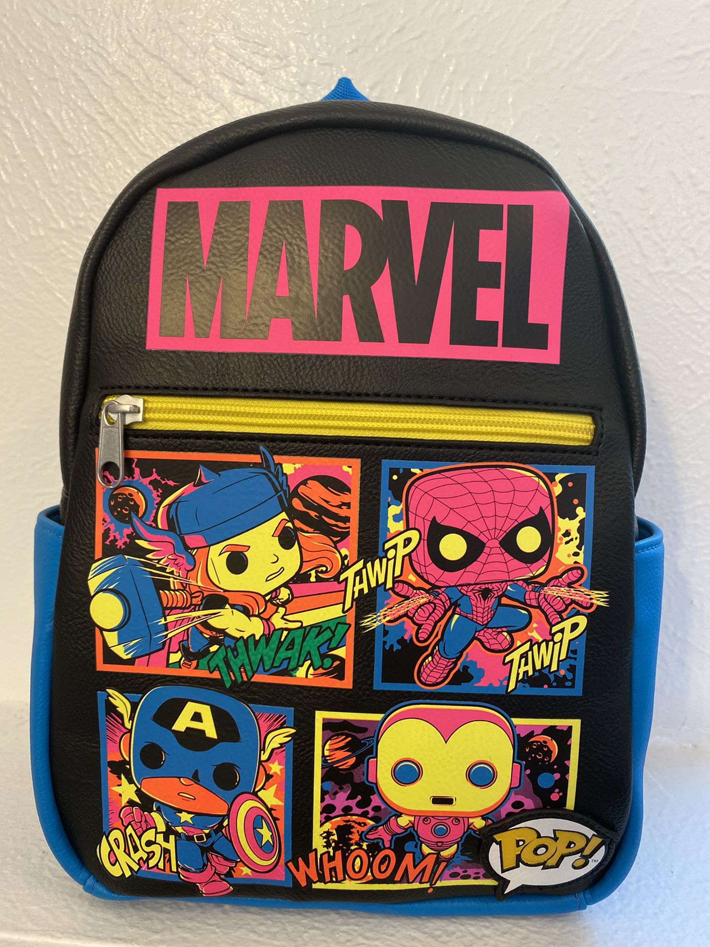 Funko Pop Marvel Black Light Mini Backpack