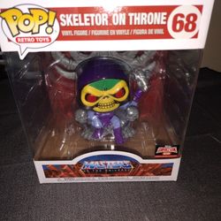 Brand New Master of the Universe Skeletor on the Throne Funko Pop # 68..