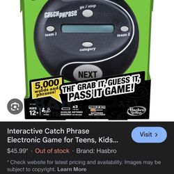 Catch Phrase Hasbro Game 