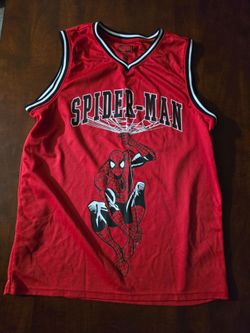 Spider man Marvel Jersey mens size L
