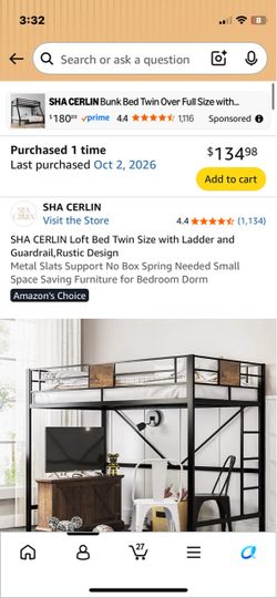 Loft bed