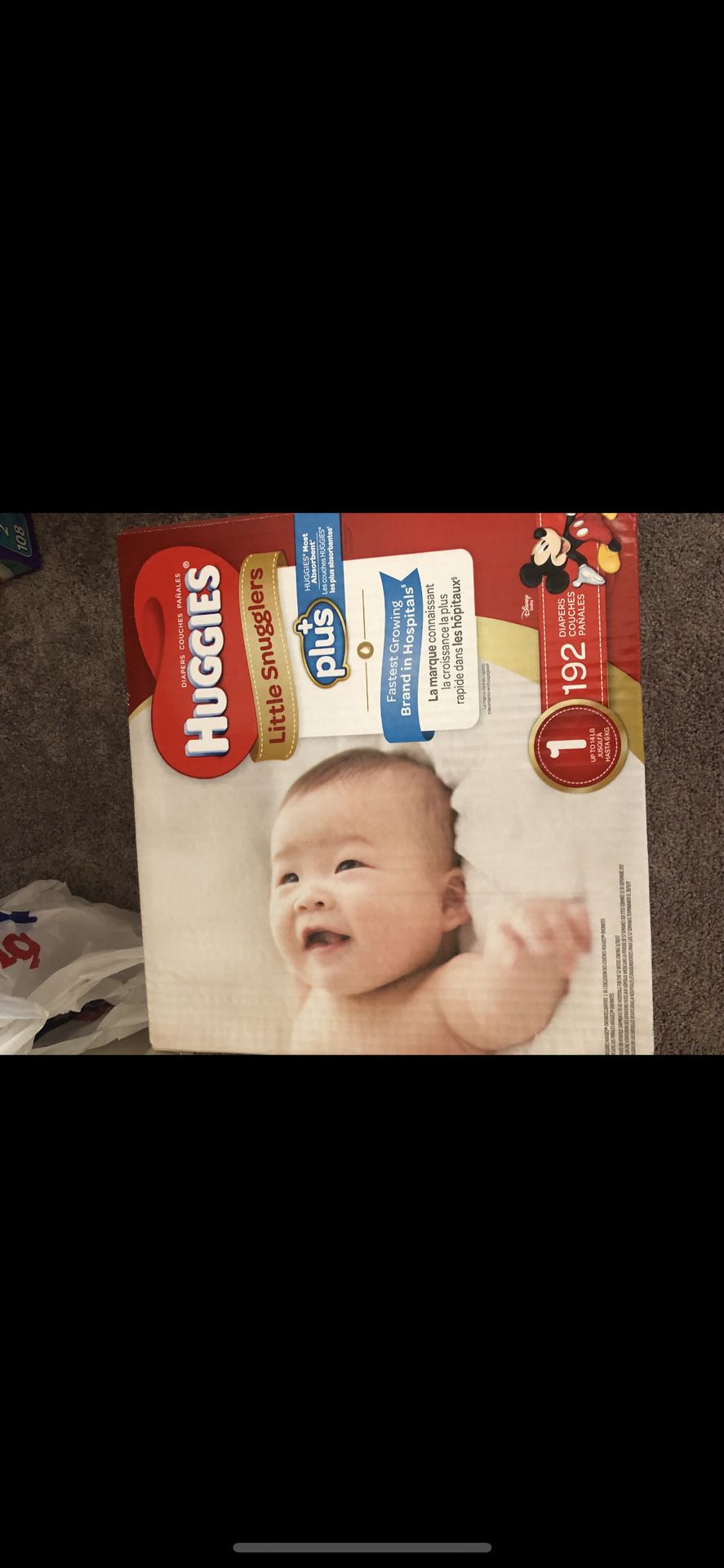 Baby diapers size 1
