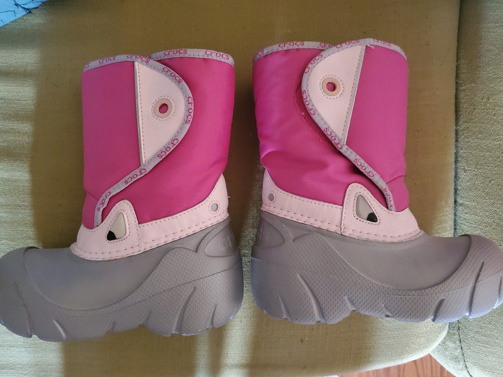 Girls Croc Boots