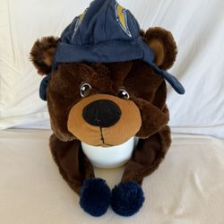 Los Angeles Chargers, Mascot Themed, Bear Cap Hoodie