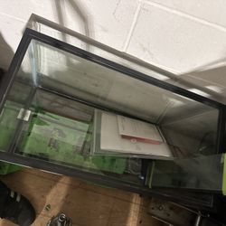 Aquarium With Misc. Items