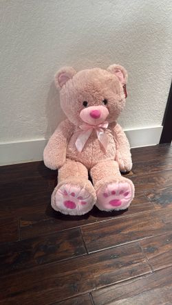 Pink bear - With Tags!