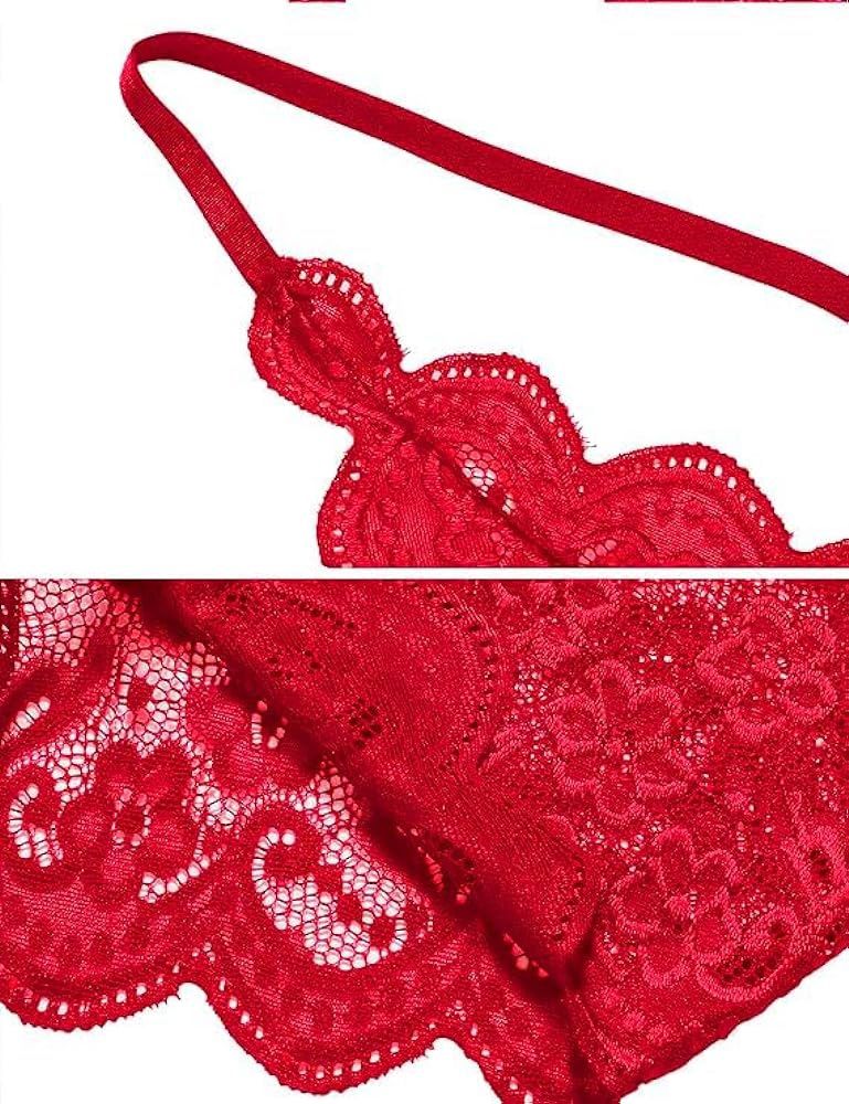 Women's Lingerie, Lace Mesh One-Piece Sleepwear