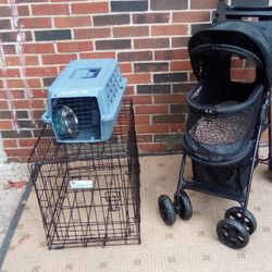 Dog Cage+Stroller+Kennel 40.00