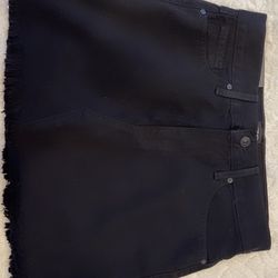 Just Black Jean Skirt