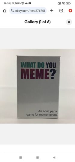 What Do You Meme? Adult Party Game
