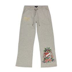 Ed hardy grey sweat outfit. 