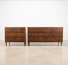 Mid Century Dressers by Morris