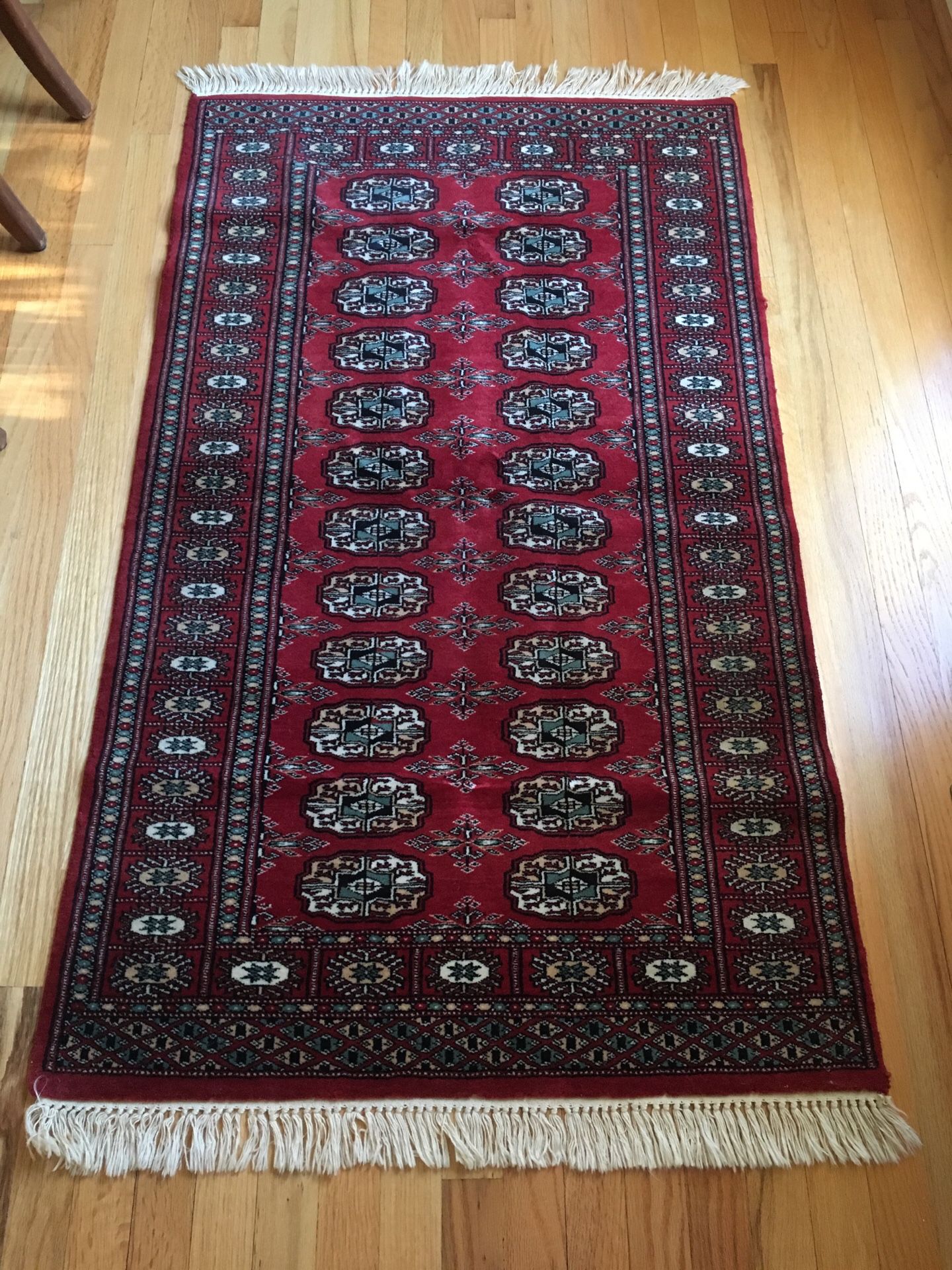 Beautiful Oriental Rug (32 1/2” x 56”) - $40