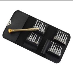 NEW 25pcs Screwdriver Set, 7.9in X 4.1in