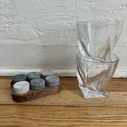 Whiskey Glass And Stone Kit