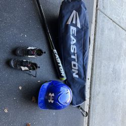 Child’s Baseball Equipment. 