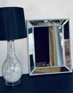 Mirror and lamp
