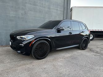 22" FORGIATO TECNICA S3 BLACK WHEELS AND TIRES For BMW