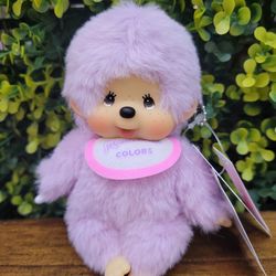 Monchhichi Colors Series Purple Monchhichi Plush