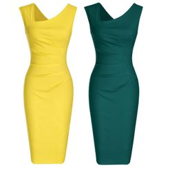 Haute Edition 2 pc Women's Asymmetric Sleeveless Ruched Midi Dress Bodycon Sm