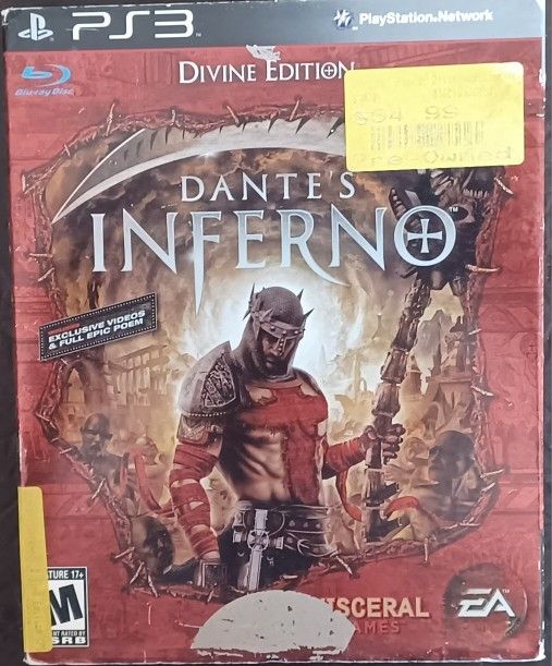 DANTE'S INFERNO: DIVINE EDITION - SONY PS3 - *TESTED & WORKING*w/OG Manual~EX