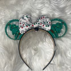 Minnie Mouse Ears With Led Lights Christmas Disney 