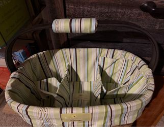 Diaper changing basket organizer