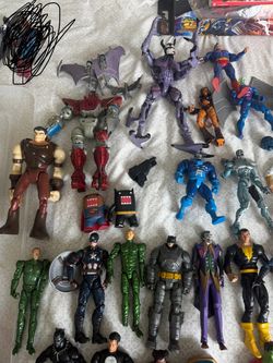 Large Lot of Superhero Action Figures