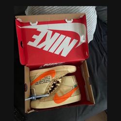 LOW PRICE MOVING- NEW IN BOX NIKE X OFF WHITE BLAZERS 