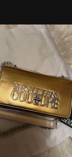 VERSACE JEANS AND COUTURE CROSSBODY GOLD COLOR NEW 