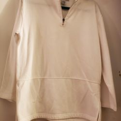 Jennifer Moore Activewear -White Sweatshirt - M