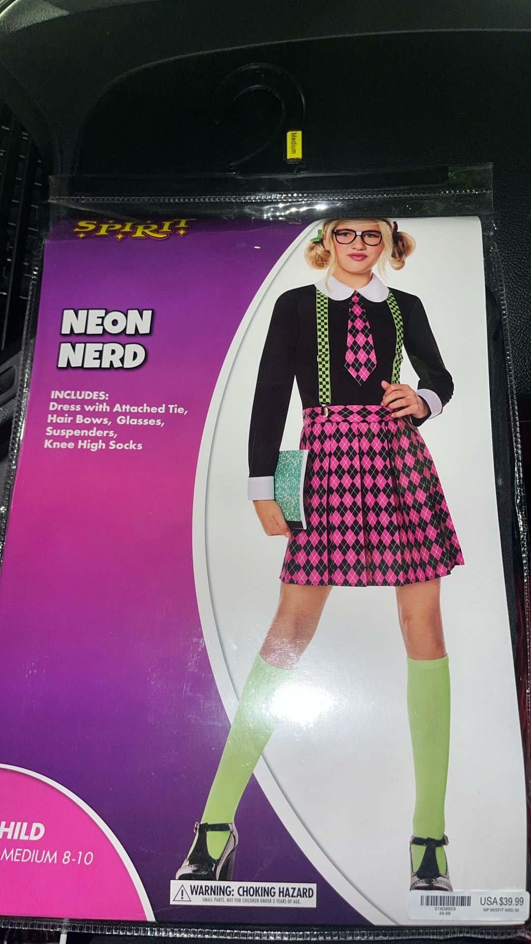 Neon Nerd Costume