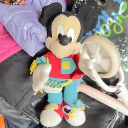 Vintage 1992 Mickey Mouse 15” Learn to Dress Me Doll  For Sale! 