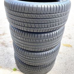 T144  275 45 20 110H  Pirelli Scorpion Zero Run Flat  4 Used Tires 90% Life 
