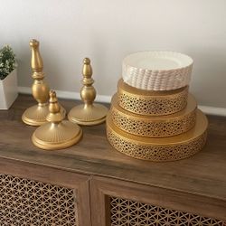 Cake Stand And Serving Platters
