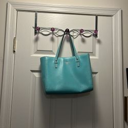 Kate Spade Grand St Quinn Robins Egg Leather Tote