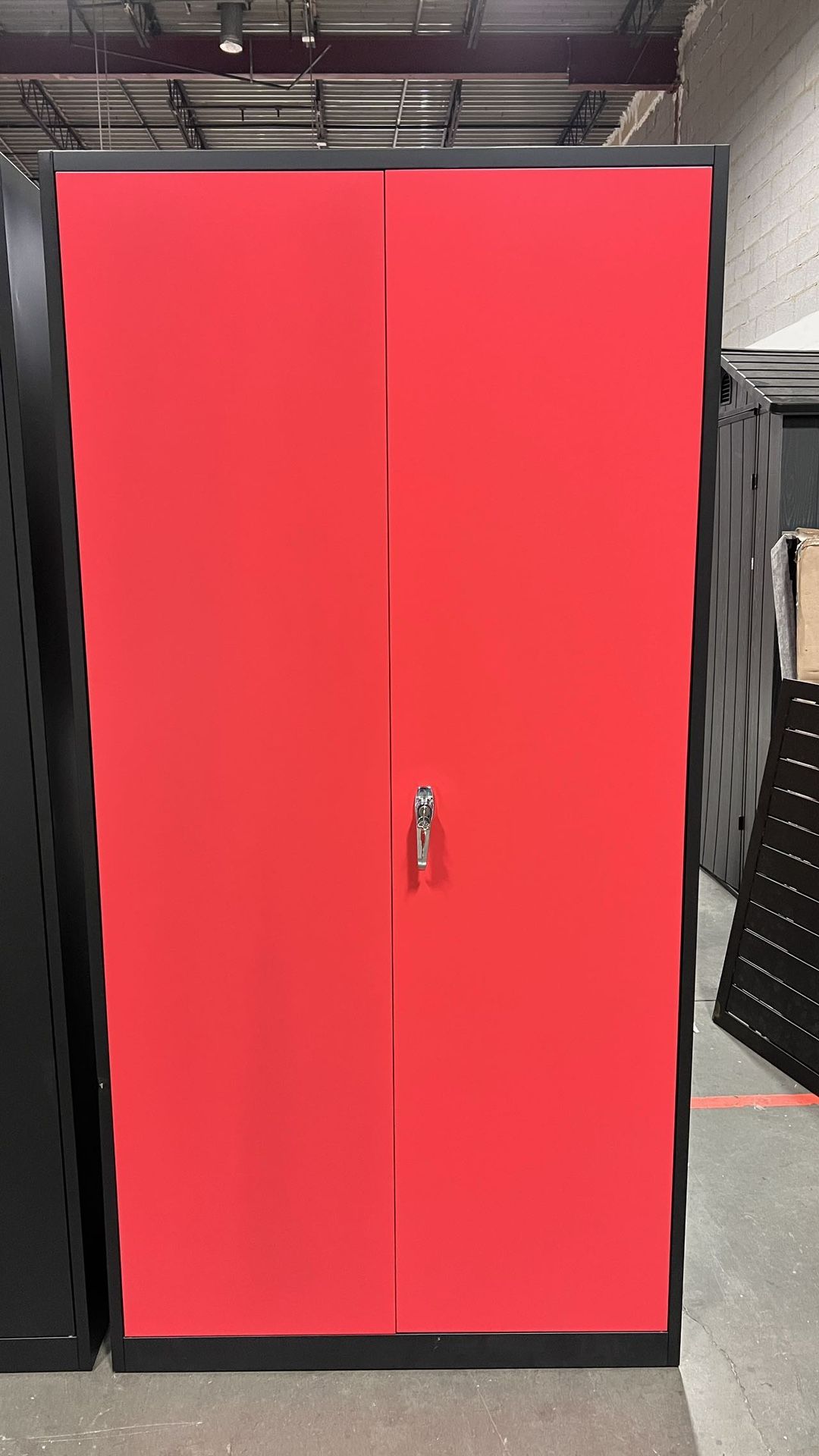 Metal Storage Cabinet with 4 Adjustable Shelves and Locking Doors,72" Lockable Storage Cabinet for Home,Office,Garage Cabinets  Measurements: (L:36” x