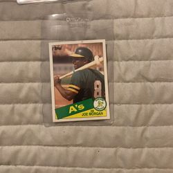Joe Morgan Card 