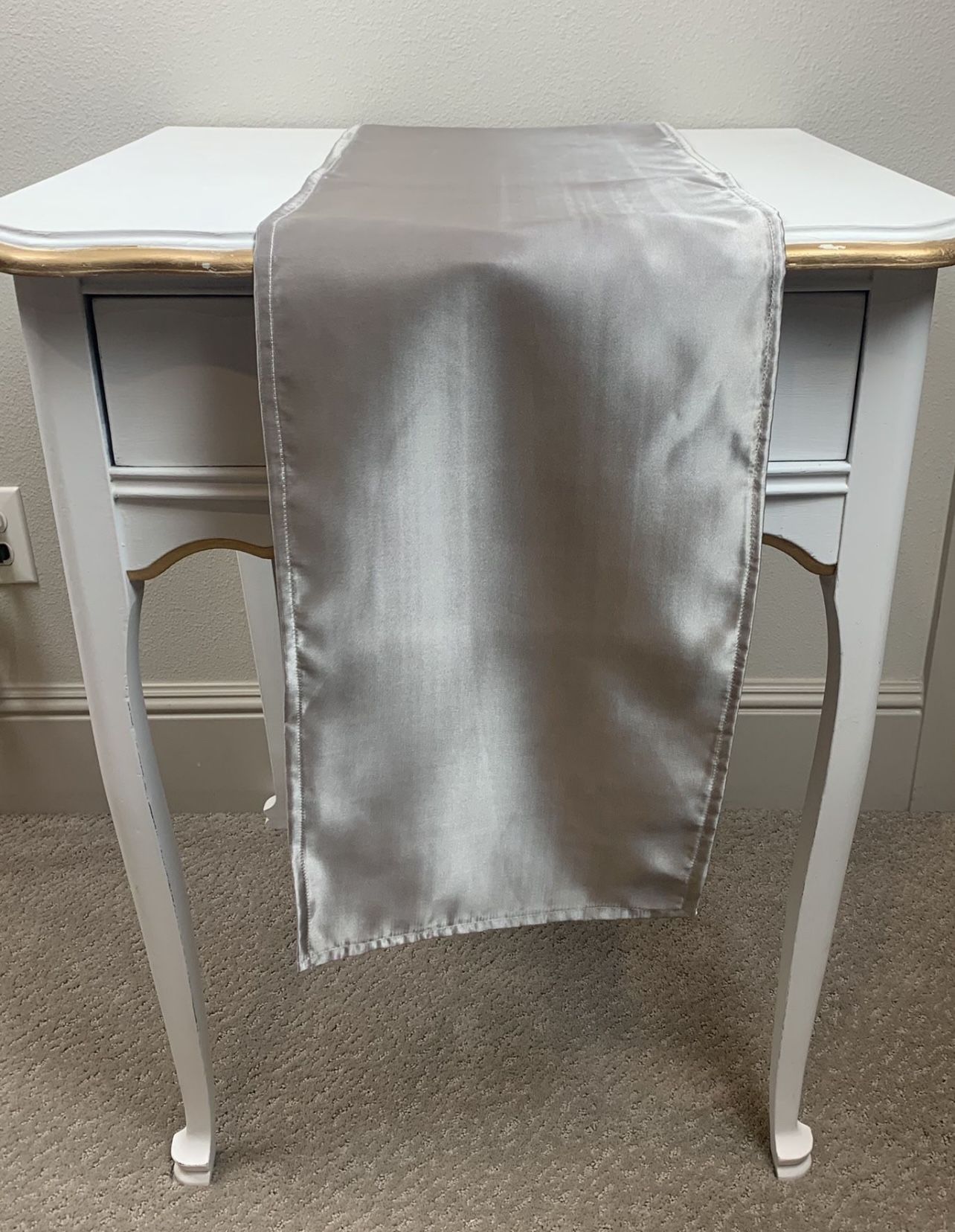 Almond Satin Table Runner
